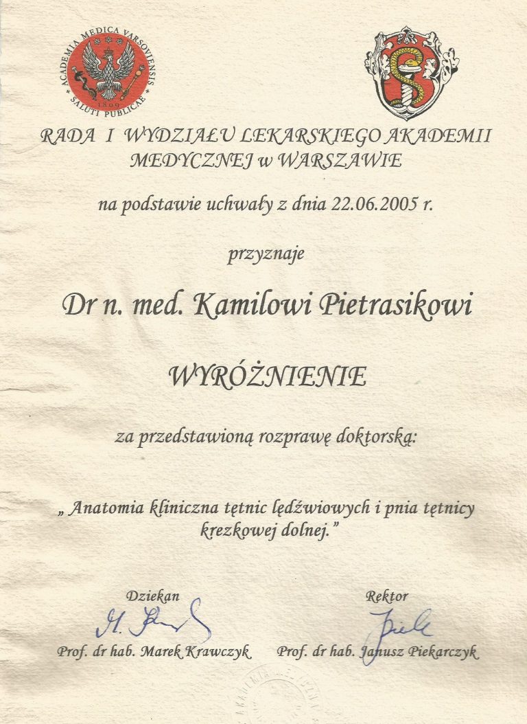 PhD Wyróżnienie